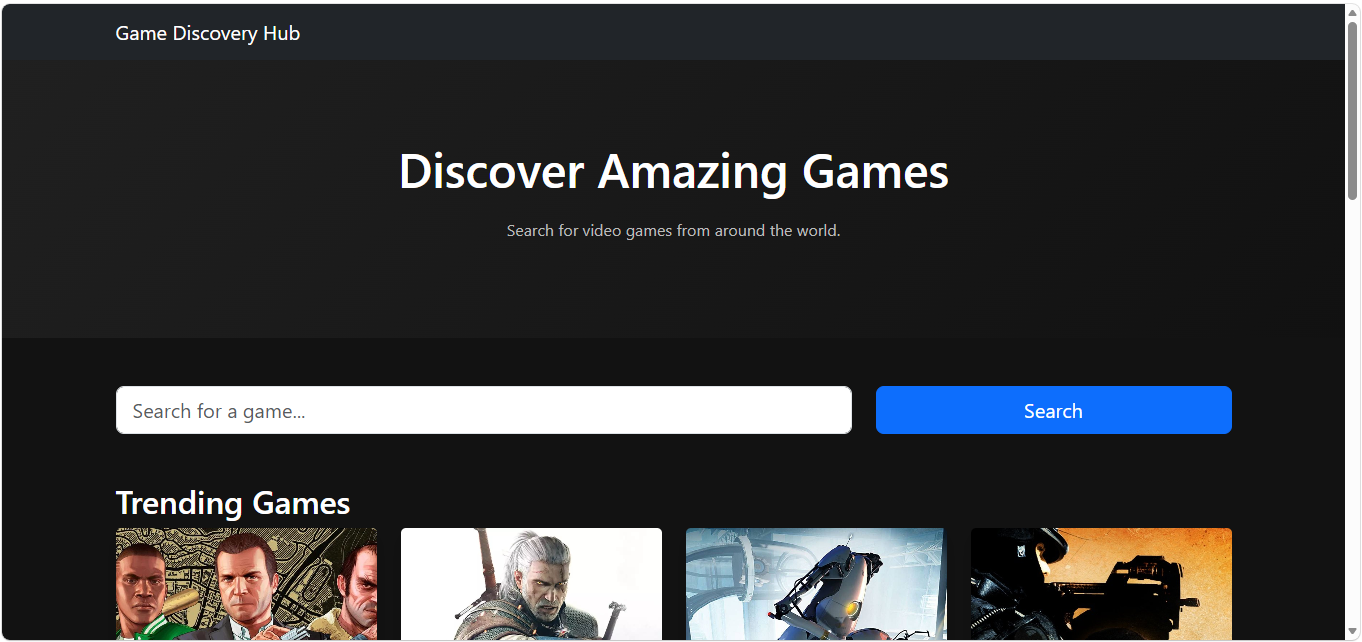 Indie Game Discovery Hub